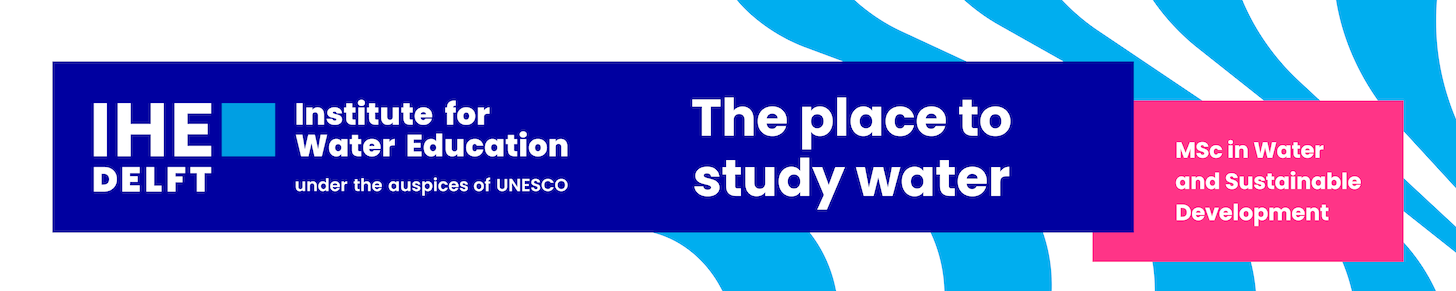 IHE Delft - MSc in Water and Sustainable Development